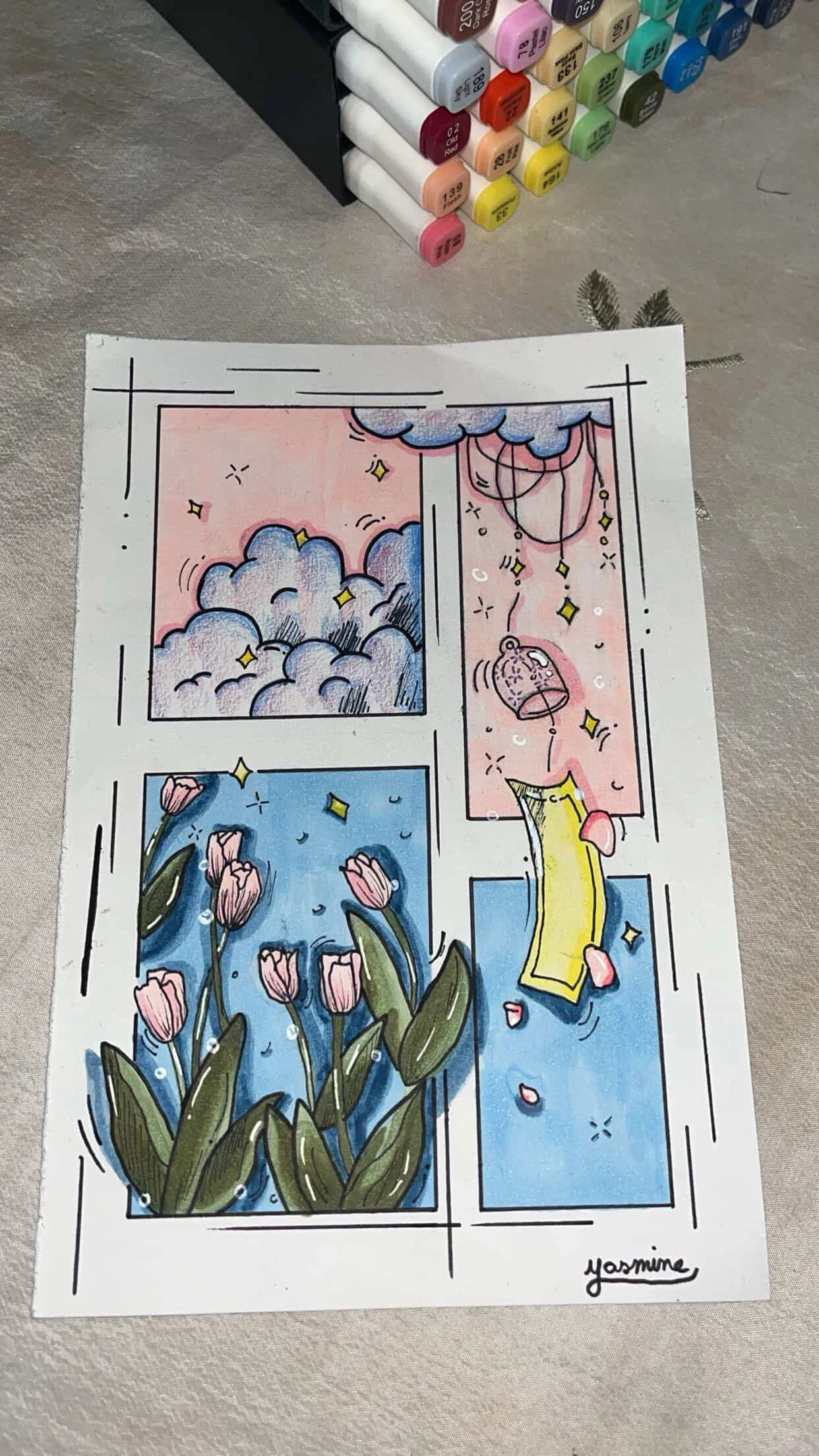 Dessin feutre alcool