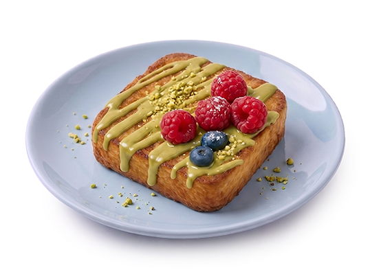 Toast Matcha Framboise