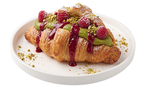 Croissant Matcha Framboise