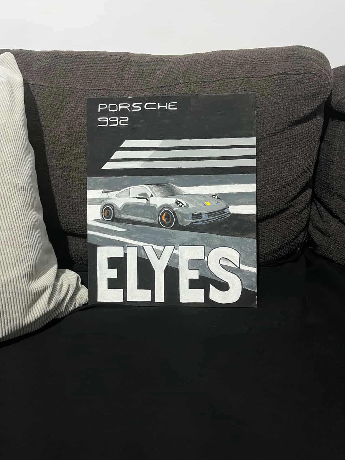 Peinture acrylique - Porsche