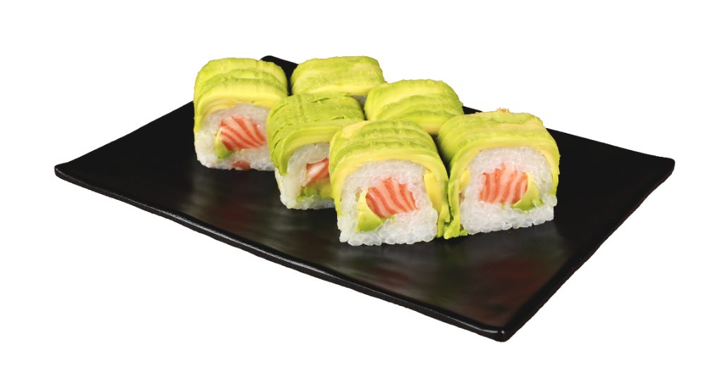 Plateau de sushis détouré
