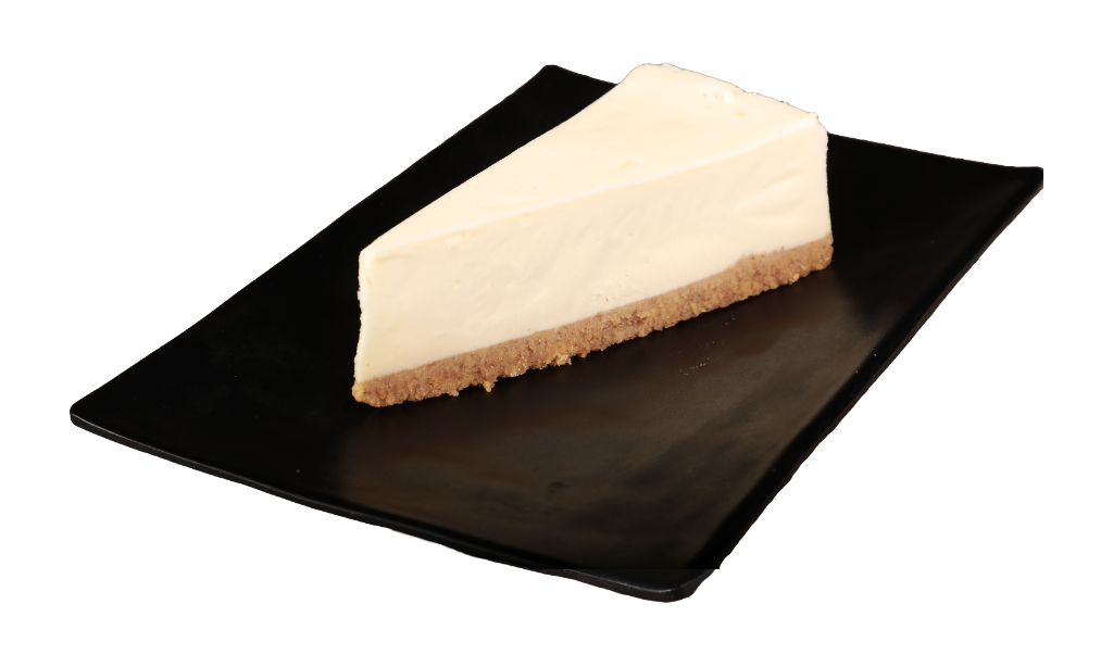 Part de cheesecake détourée