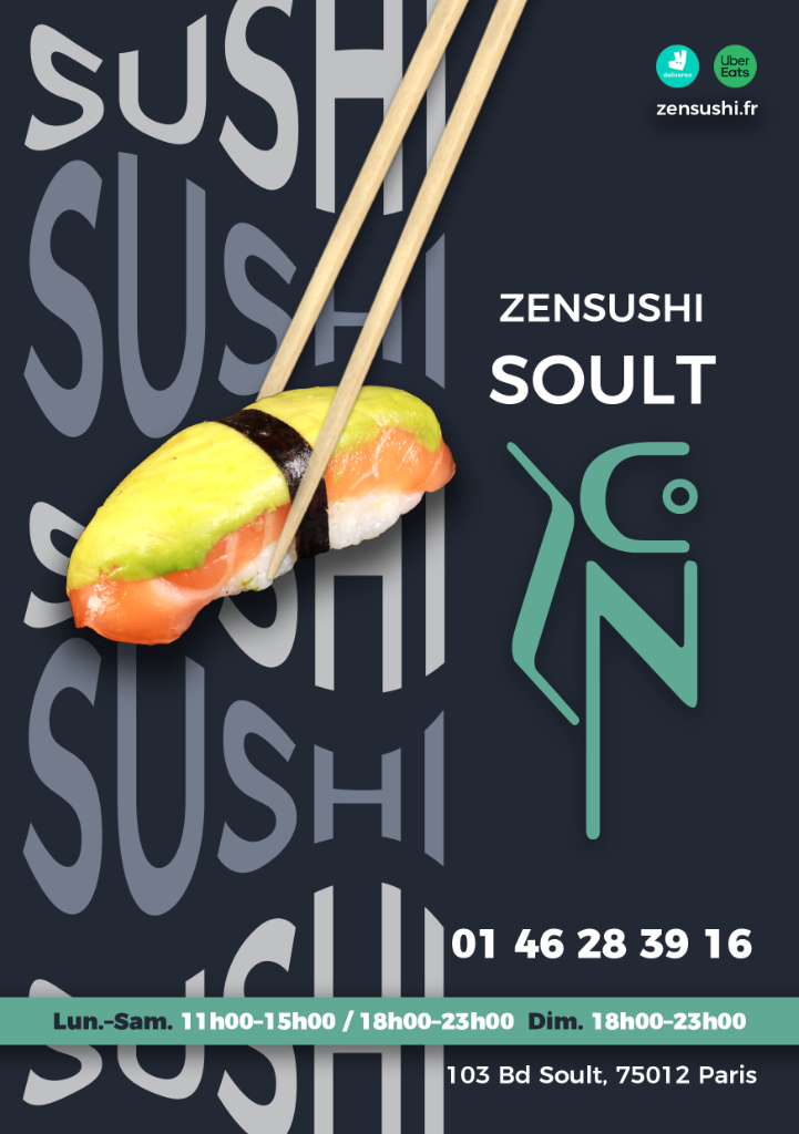 Affiche ZenSushi Soult